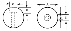 Full Ball with Counterbored Hole (5822 bytes)