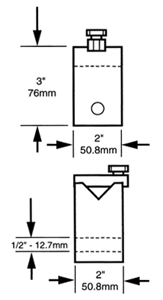 Small Ball Bar (Dumbbell) Clamp