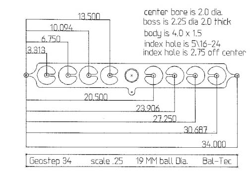 Blue Print of The Geostep, t.m. Bal-tec