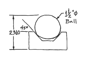 Giant Surface Mounted Vee Block