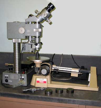 Hardness Test Setup